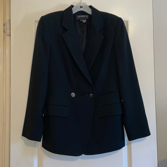 Liz Claiborne Black Wool Blazer. Women’s Size 4. - Picture 1 of 11